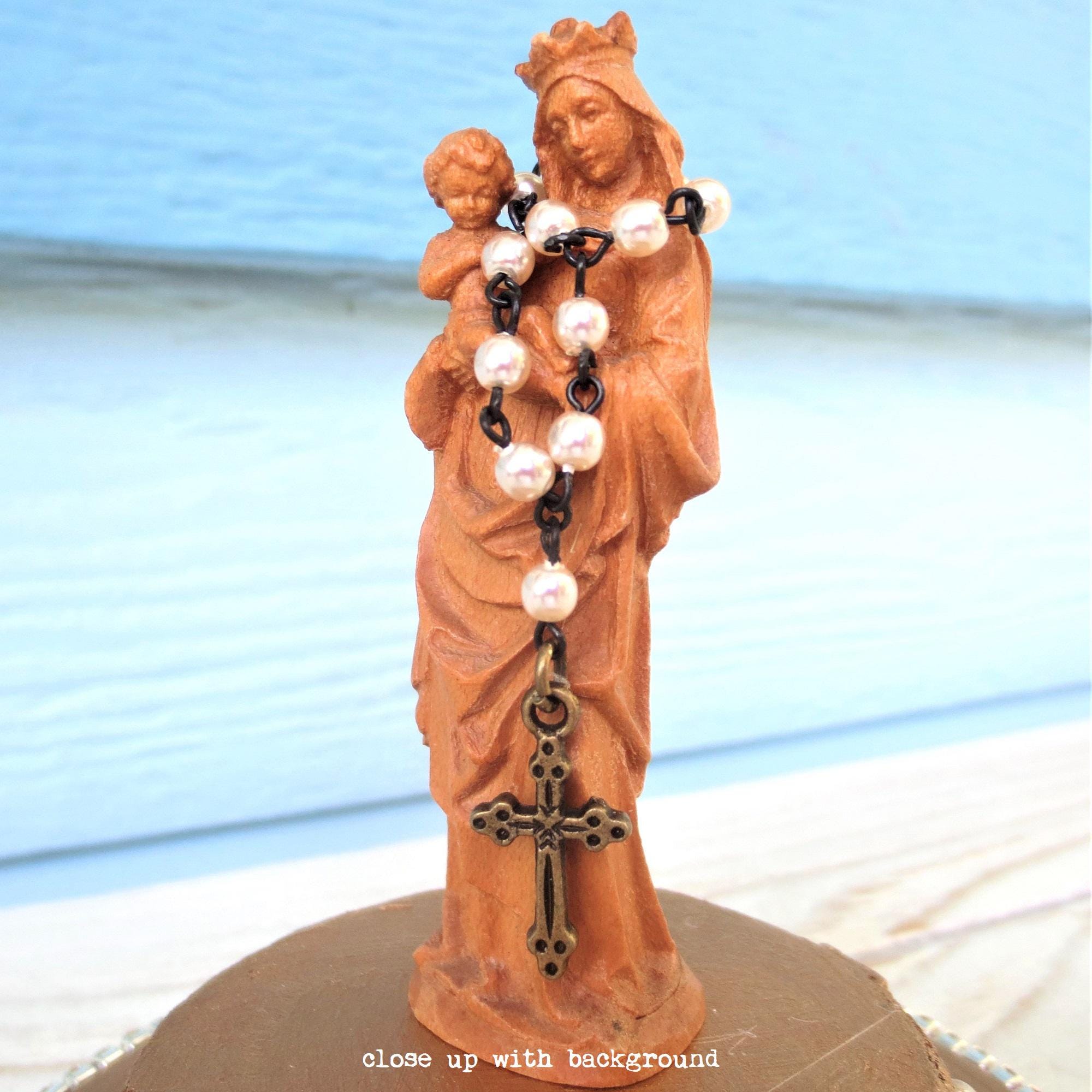 聖母マリア像 Wood Carving by ANRI Italy Anri Virgin Mary - Etsy