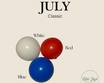 4th Of July Theme | DIY Balloon Kit | Choose your color palette | Patriotic Party Decor
