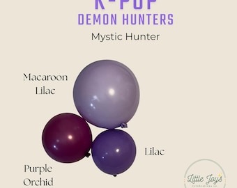 K-Pop Demon Hunters | DIY Kit | Balloon Garland | Soda Pop | Romey