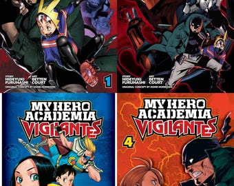 Mý Hèro Acạdemiạ Vigilantes | The Complete 15 Volumes | Digital Download | Japanese Manga