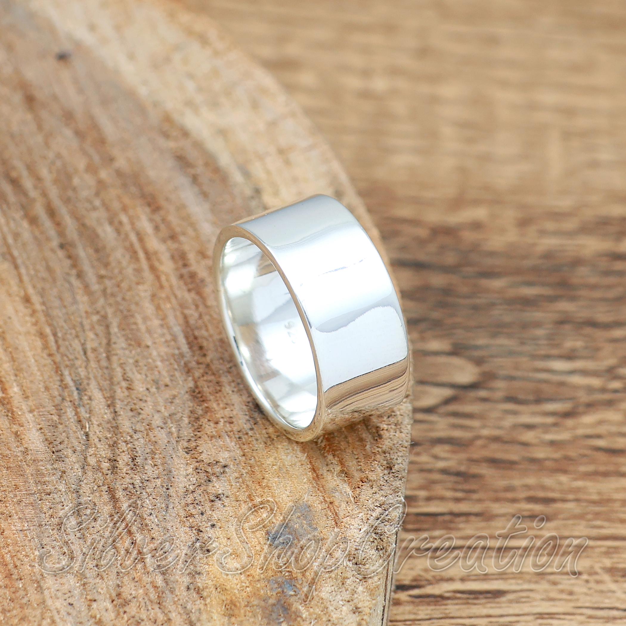 Plain Silver Ring - Etsy