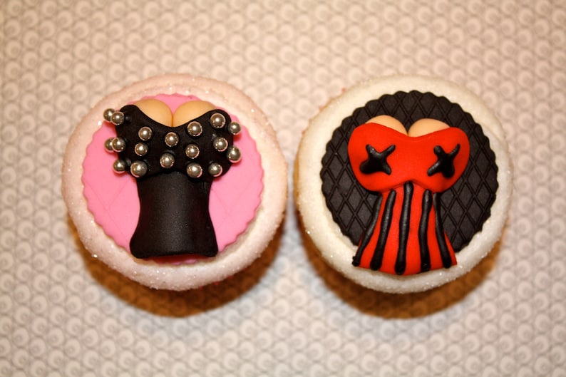 Fondant BACHELOR BACHELORETTE Party Cupcake and Cookie Etsy