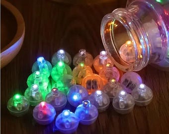 100PCS 10PCS Mini LED Balloon Lights Colorful Flashing Party Lamps for Wedding Christmas Decor Diameter 1.7cm