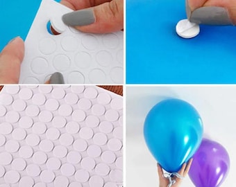 100PCS Balloon Glue Dots Adhesive Stickers for Ceiling Wall Decoration Birthday Wedding Party Supplies