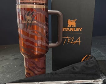 Stanley X Tyla Limited Edition Tyger Quencher H2.0 40oz FlowState Cup NIB New Authntic