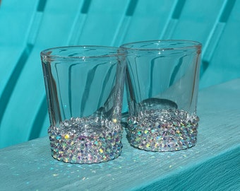Hand Embellished Shot Glass