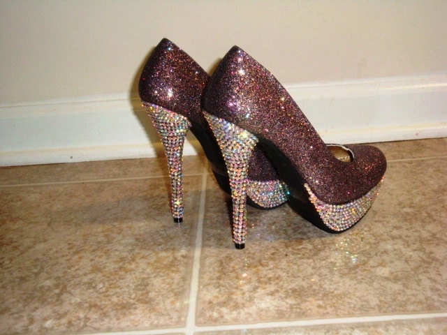 Schuh glitter deals heels
