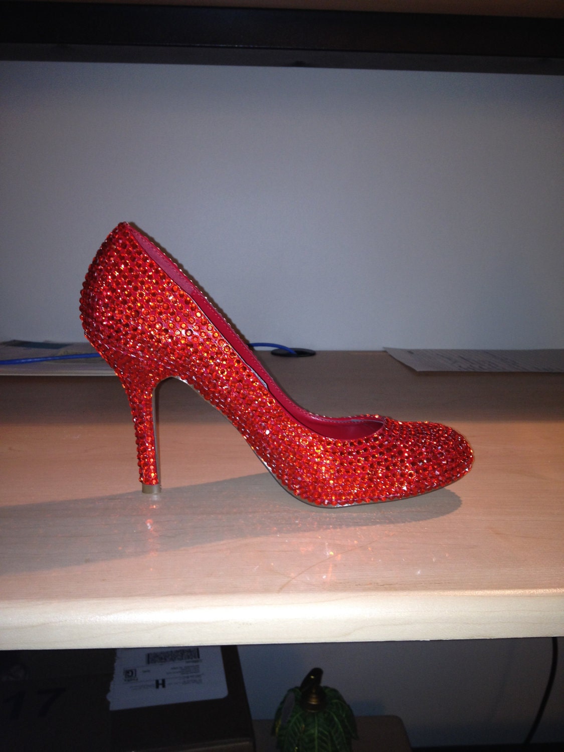 10 US/ 41 EU Christian Louboutin Paris Red Patent High Heel Stilettos -  Ruby Lane