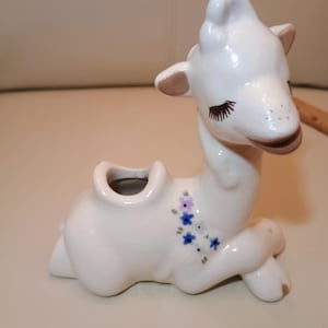 Vintage 1940s DeLee Art California Pottery Camel Planter Figurine Sahara Sue