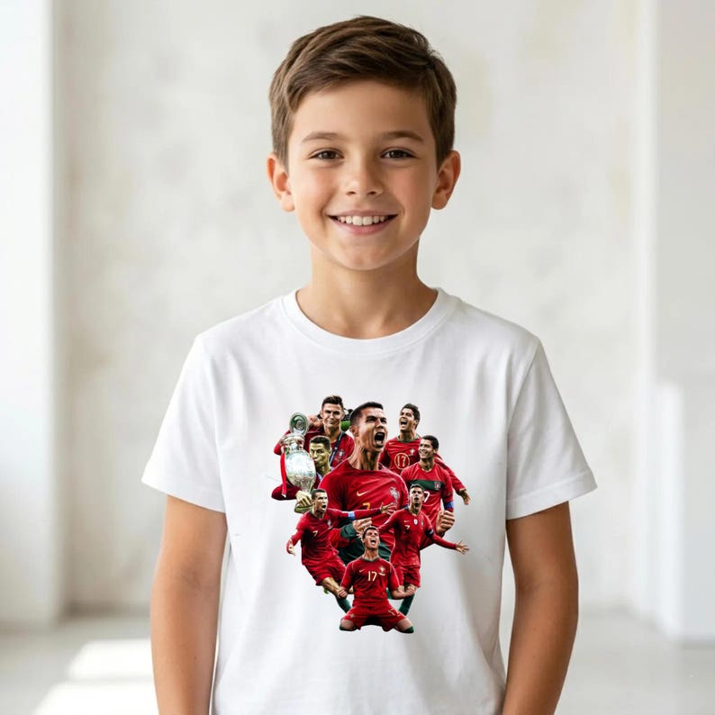 Cristiano Ronaldo Png bundle, Cristiano Ronaldo CR7 Clipart, Cristiano Ronaldo Portugal Real Madrid, Football Shirt Png, Soccer Png, Cricut image 3