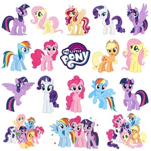 My Little Pony Png, My Little Pony-filmen Clipart, Little Pony, Ponny PNG-bilder, Enhörningsclipart, Söt Enhörning Png, Små Pastellfärgade Enhörningar