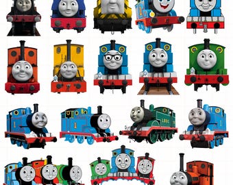Thomas and Friends Svg Bundle, Thomas and Friends Png, Clipart, Svg For Cricut, Vector, Instant Download, Digital Files