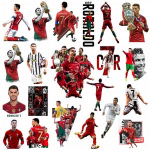 Cristiano Ronaldo Png bundle, Cristiano Ronaldo CR7 Clipart, Cristiano Ronaldo Portugal Real Madrid, Football Shirt Png, Soccer Png, Cricut