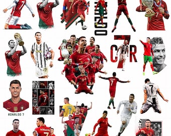 Cristiano Ronaldo Png bundle, Cristiano Ronaldo CR7 Clipart, Cristiano Ronaldo Portugal Real Madrid, Football Shirt Png, Soccer Png, Cricut