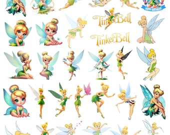 Tinkerbell SVG Bundle, Fairy Svg & Png Files for Cricut, Believe in Tinkerbell Clipart, Fairy Princess SVG for Shirts, Fairy Clipart