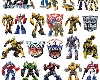 Transformers svg png Bundle, Optimus Prime, Bumblebee, Megatron, Autobots, Decepticons, Logo Mask Face Designs for Cricut Sublimation