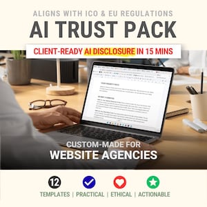 AI Policy Template for Website Agencies | Responsible AI Policies (Google Doc & Word)