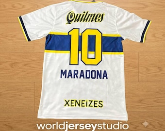Camisa Maradona 1996 1997 Boca Juniors Argentina Retrô