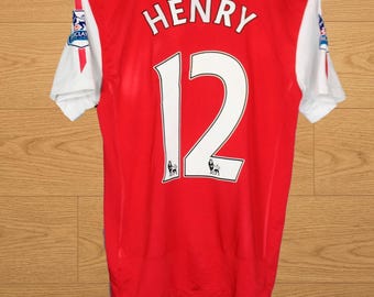Camisa retrô do Henry, Arsenal, Inglaterra, 2010/2011