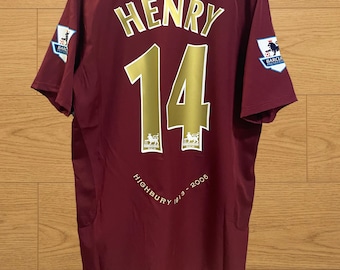 Camisa retrô do Henry, Arsenal, Inglaterra, 2005/2006