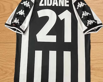 Camisa retrô de Zidane da Juventus, Itália, temporada 1999/2000