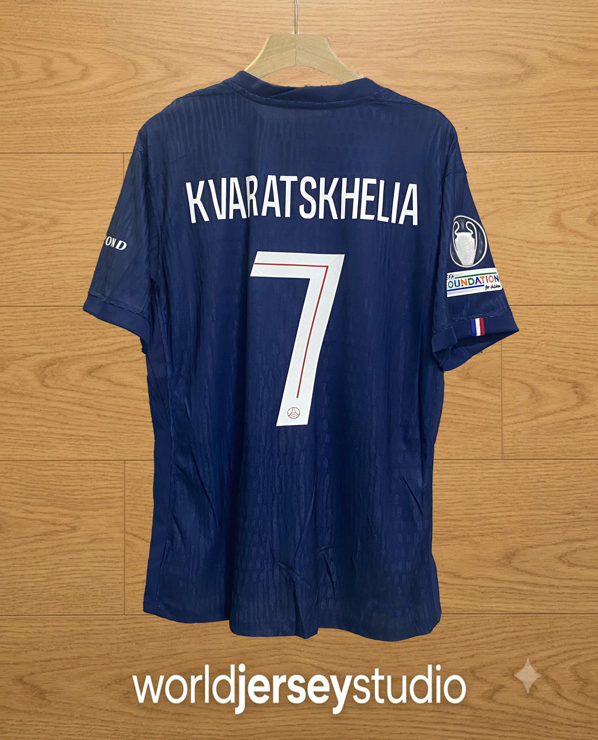 Jersey Kvaratskhelia 2025 2026 PSG France Retro - Etsy