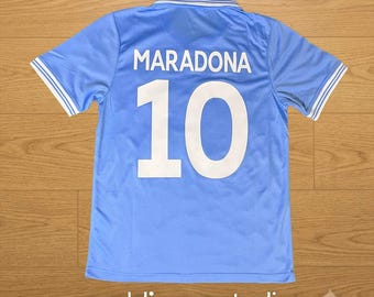 Camisa Maradona 1986 1987 Napoli Itália Retrô