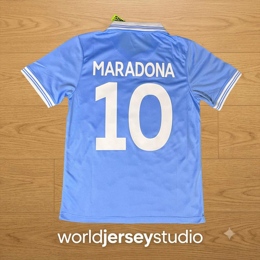 Retro Napoli Maradona Jersey - Etsy Canada