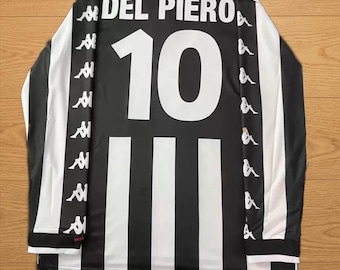 Camisa Del Piero 1999 2000 Juventus Itália Retro Manga Longa