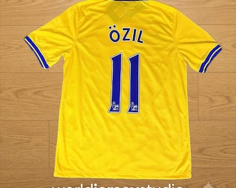 Camisa retrô do Özil do Arsenal, temporada 2013/2014, Inglaterra