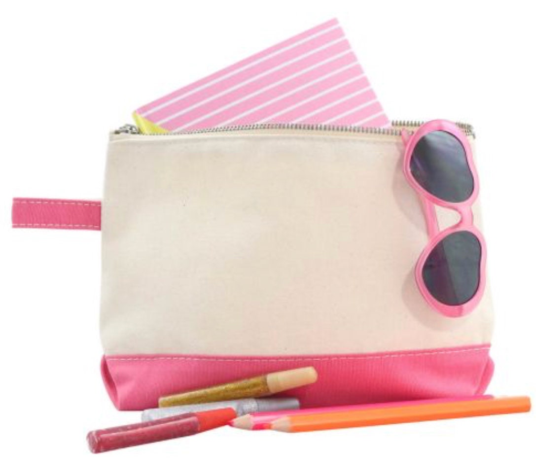 monogrammed makeup bag bridesmaid