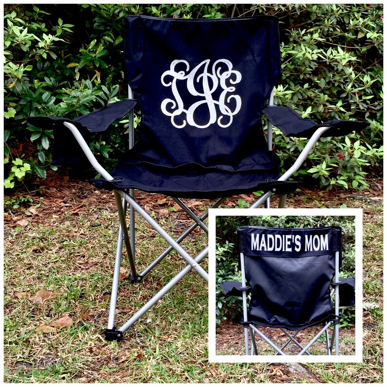 Monogrammed Chairs Soccer Mom Chair Groomsman Image 0