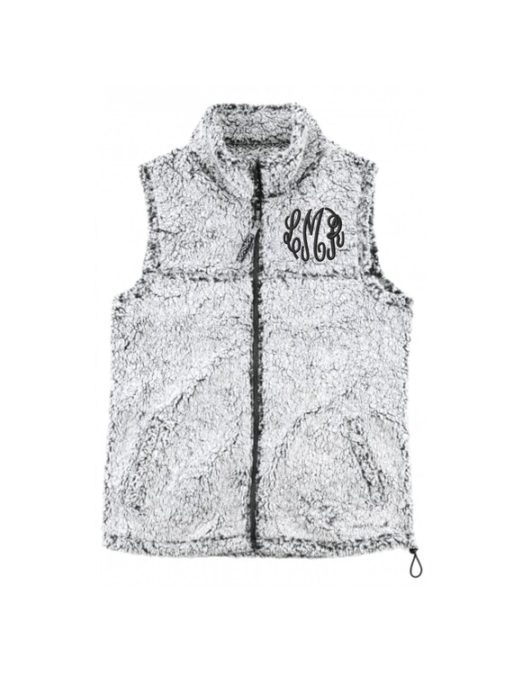 monogram vests