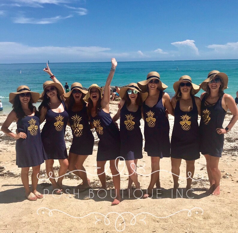 Bride Swimsuit Coverup Bridesmaid Swim Cover Ups Monogrammed Etsy