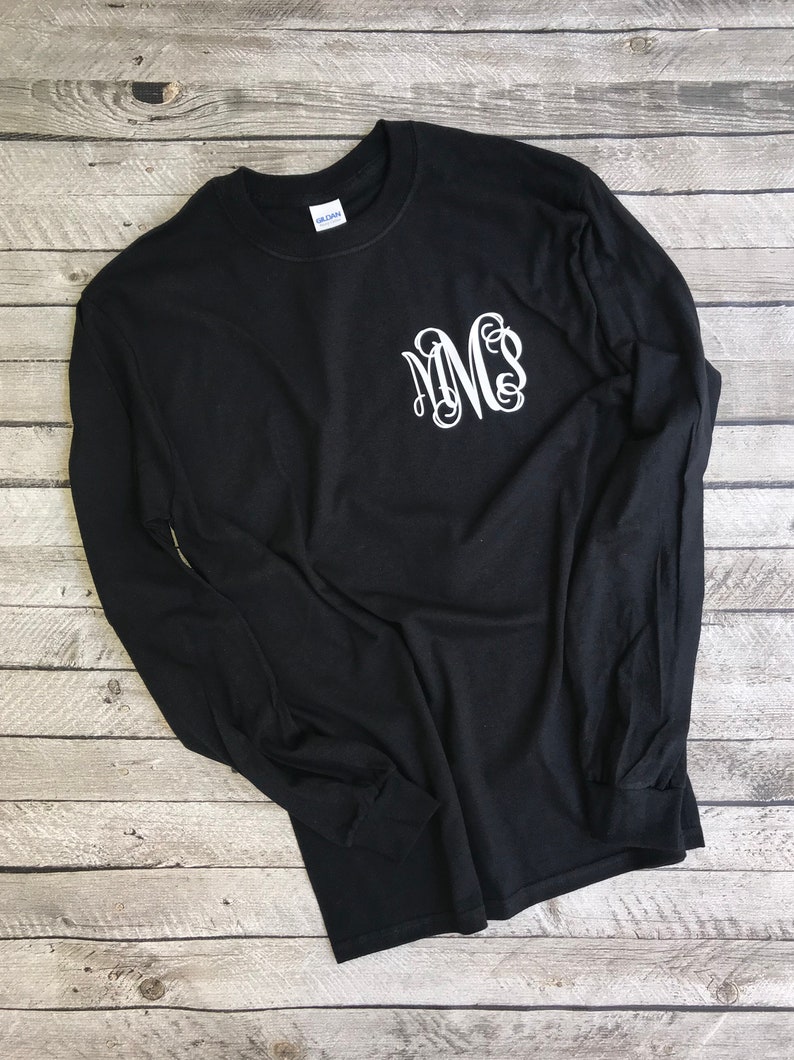 Vinyl Decal DIY Vinyl Shirt Decals Iron On Monogram Heat Etsy