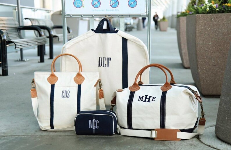 monogrammed carry on luggage
