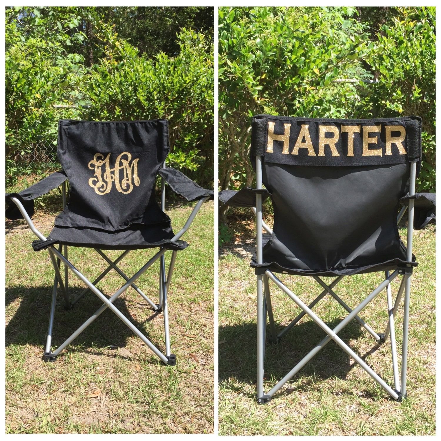 Monogrammed Camp Chair, Custom Folding Chair, Bag Chair ...