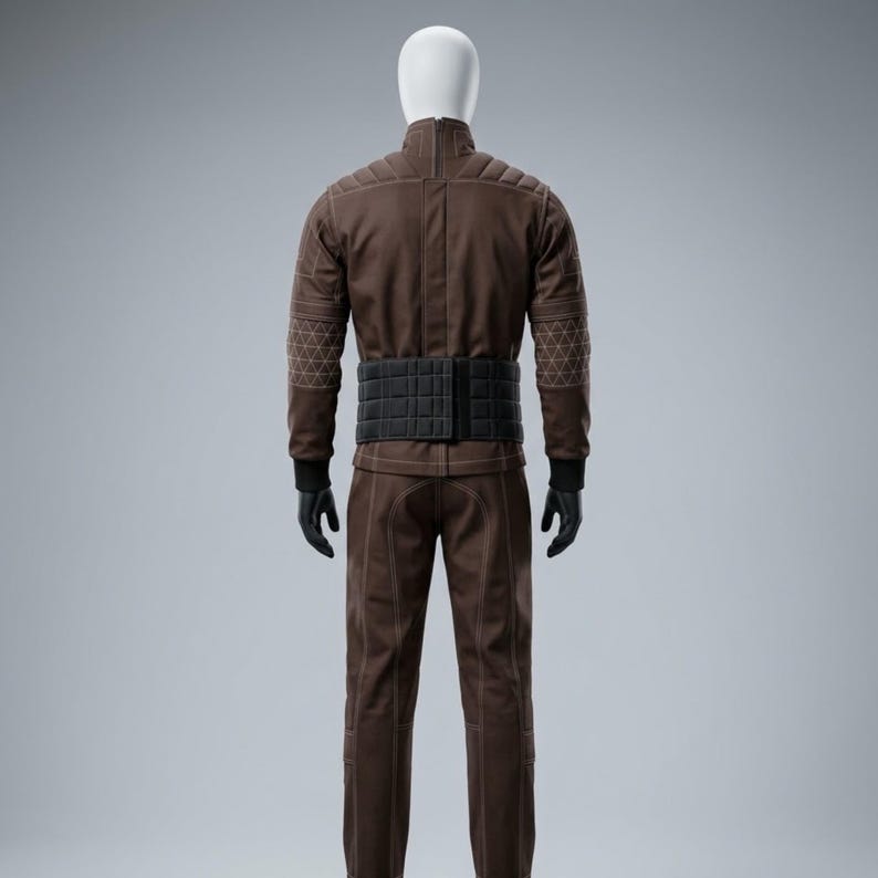 Mandalorian Cosplay Set Din Djarin Flight Suit & Flak Vest Bounty Hunter Beskar Undersuit image 3