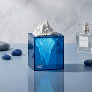 Glacier Iceberg Lamp -Meditation Gift for Her | Color Changing Night Light with Essential Oil |Birthday Gift | Cozy Bedroom Decor