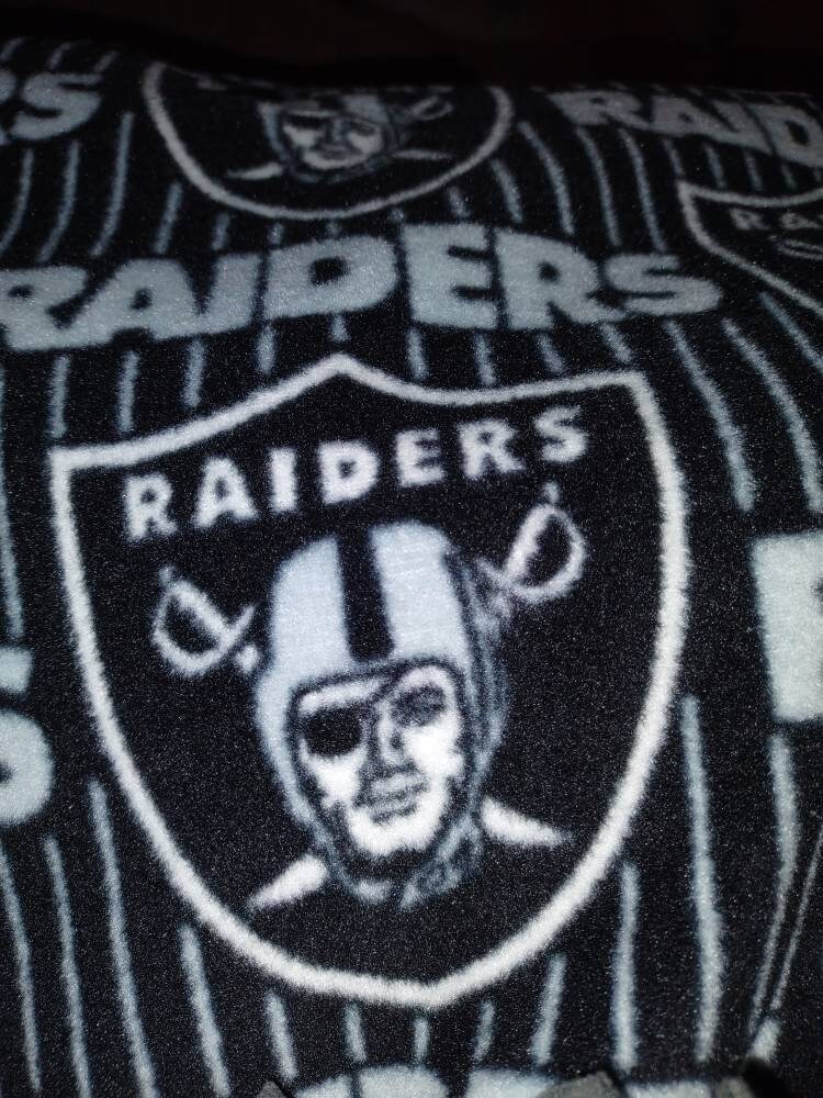 Raiders Fleece Tie Blanket Etsy