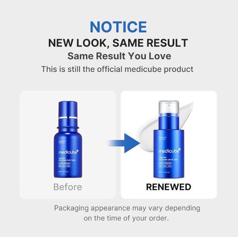2 Pcs One Day Exosome Shot 7500 Serum | Korean Skincare Exosome Treatment | AHA BHA PHA Facial Serum | Pore Refining Skin Care 30ml image 2