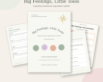 Outils de régulation émotionnelle pour enfants : Activités pour se calmer | Grandes émotions, petits outils