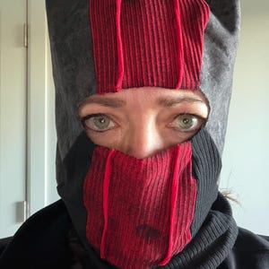 Clancy Mask Balaclava | Ribbed Knit Ski Mask | Fan Art Cosplay
