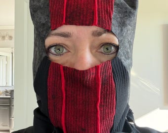 Clancy Mask Balaclava | Ribbed Knit Ski Mask | Fan Art Cosplay