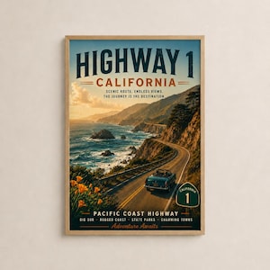 Pacific Coast Highway Sign - Etsy