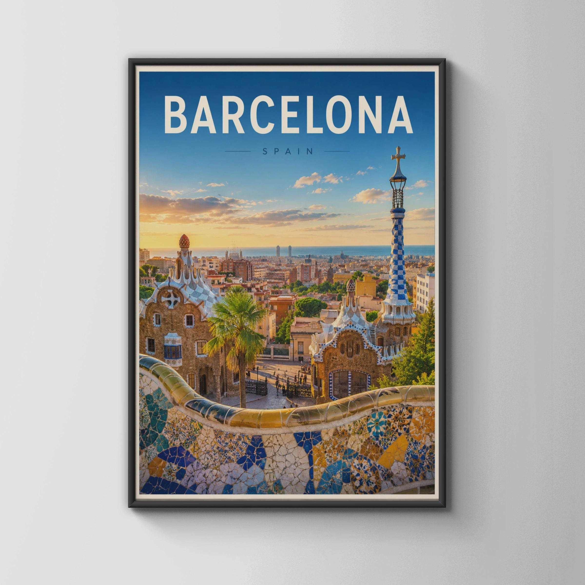 ガウディ　ポスター　5枚セット Gaudi poster - Etsy 日本