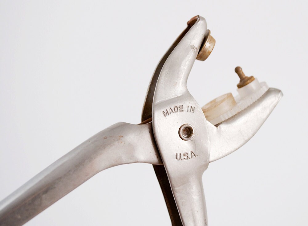 Vintage Scovill Snap Fastener Plier Tool Etsy