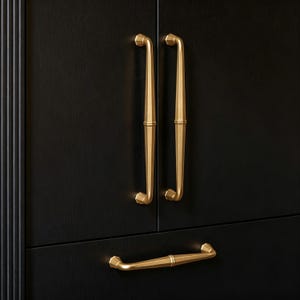 Antique Bronze Color Wardrobe Pull, Vintage Drawer Handle for Kitchen