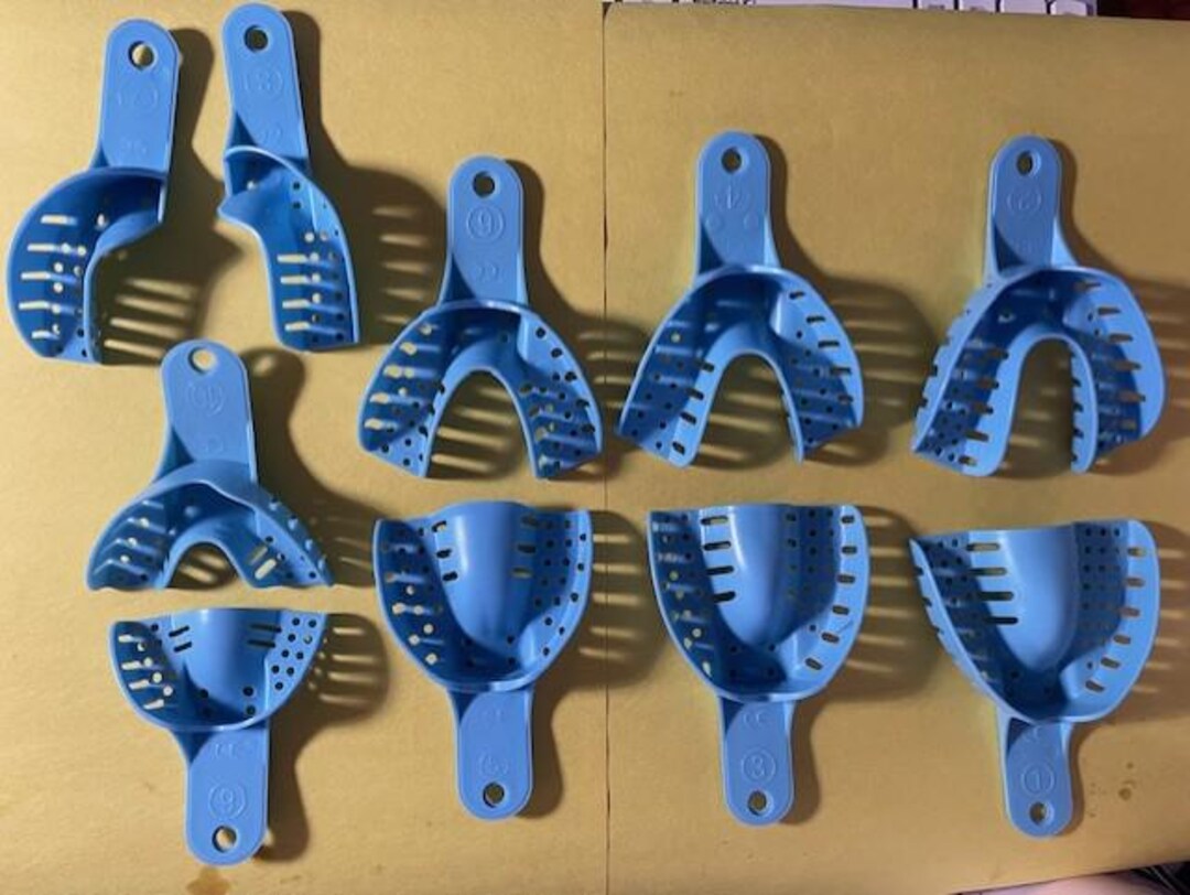 Blue Plastic ORO Disposable Impression Trays, For Dental At ₹ 300/piece - View #10
