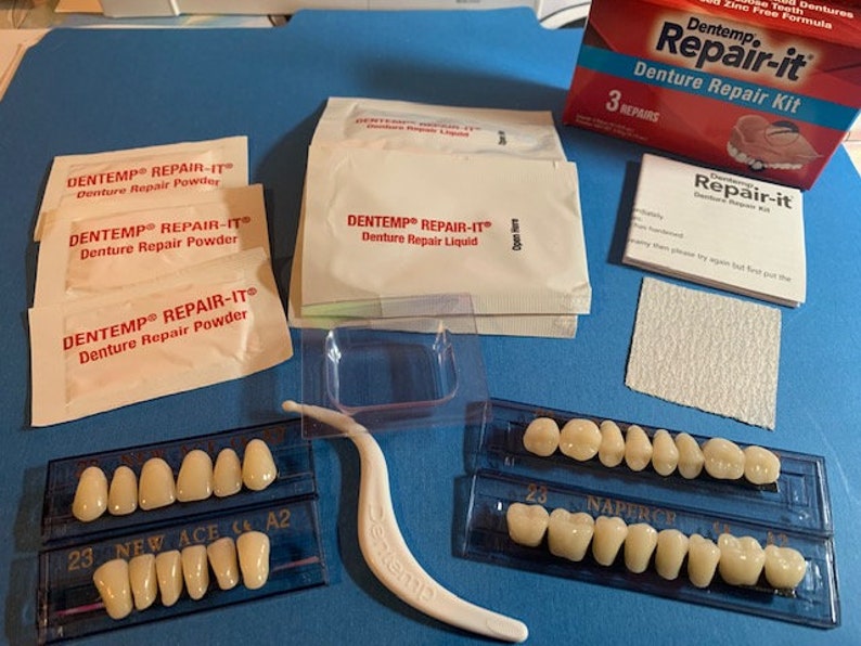 Diy Denture Repair Kit With a Complete Set of Acrylic Resin 3 Etsy